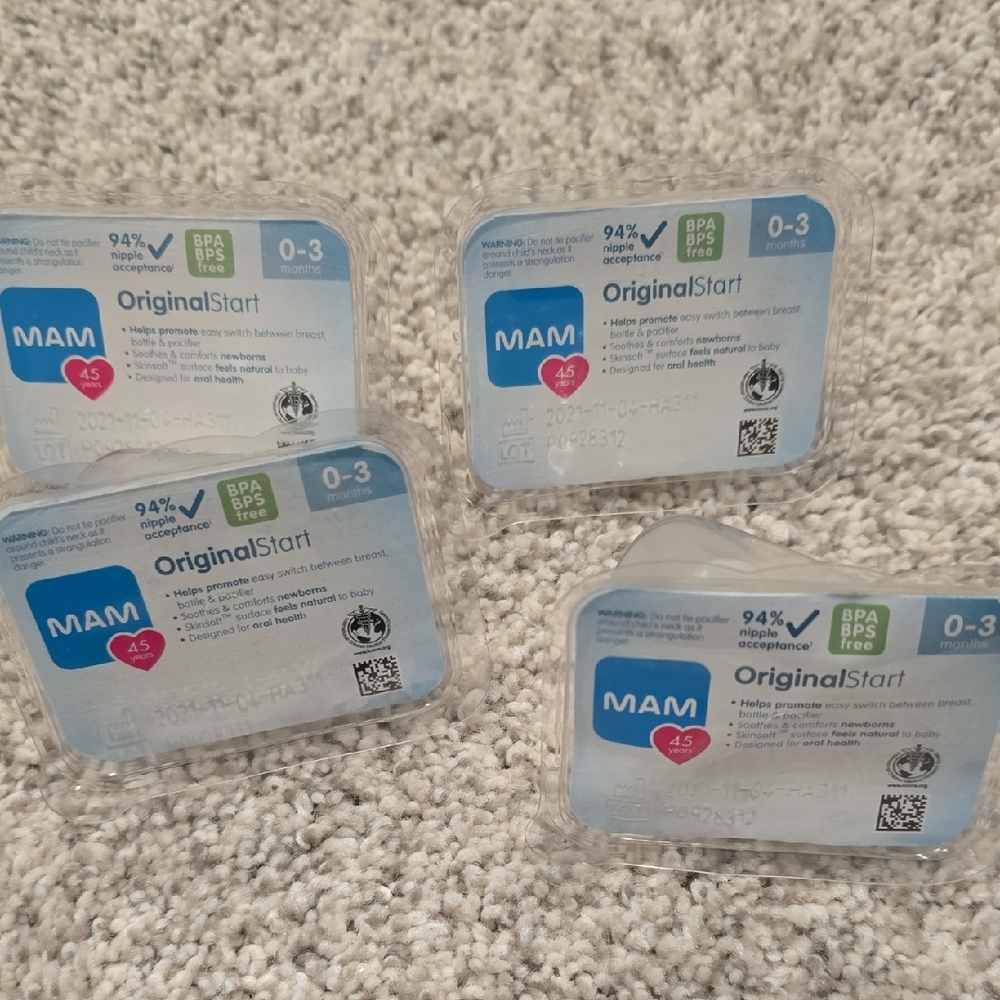 MAM Original Start Pacifiers 0-3 Months